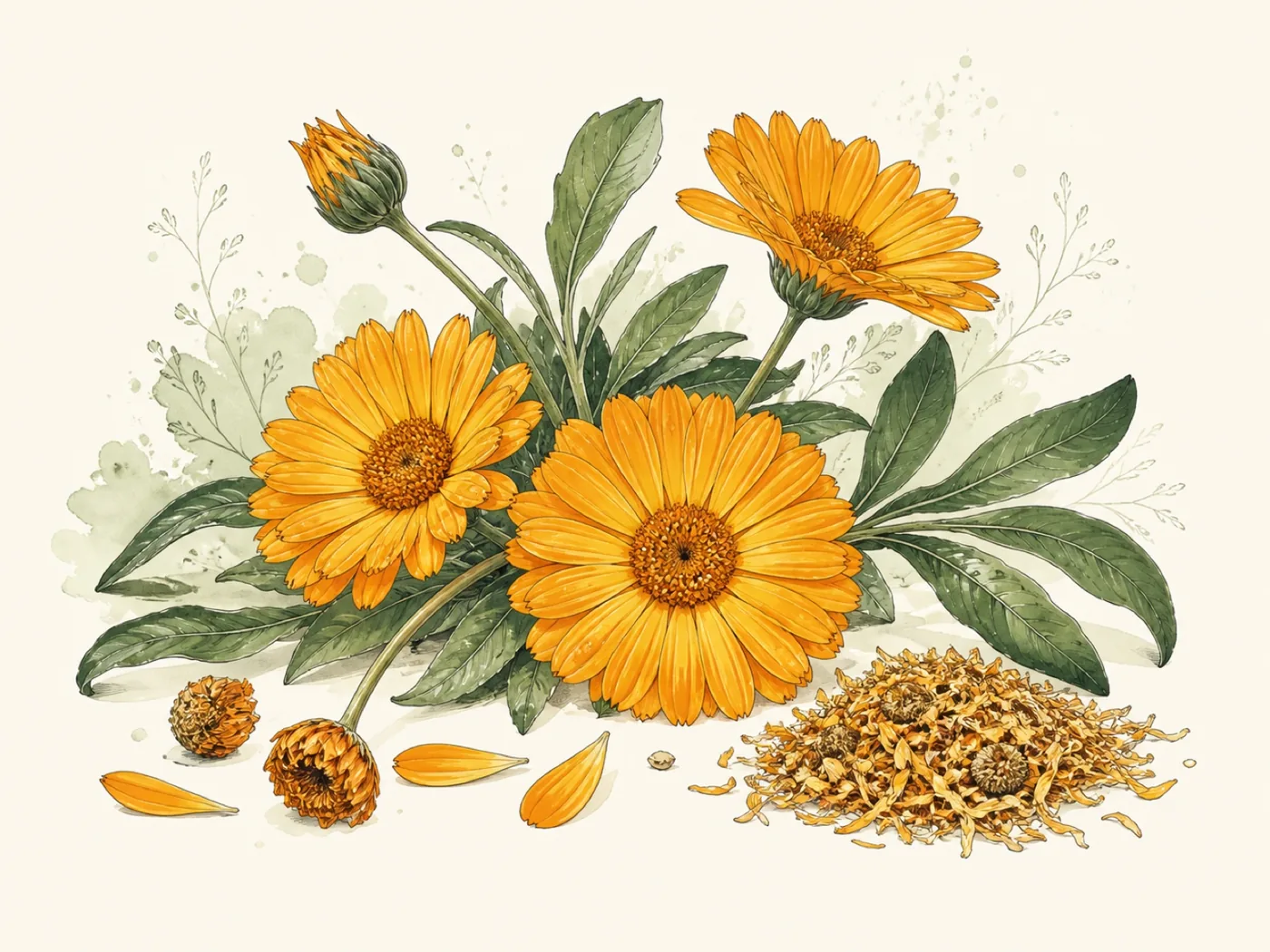 Ringelblumenblüte