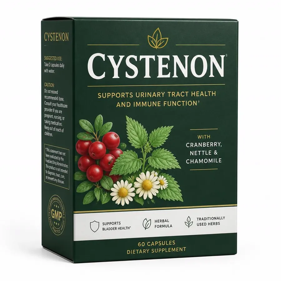 Cystenon — Kapsule sa brusnicom, koprivom i kamilicom