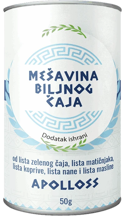 Apolloss — Biljni čaj za aktivne osobe — Mršavljenje & Detoks