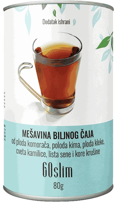 Go Slim — Mešavina biljnog čaja — Detoks & Mršavljenje