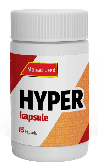 Hyper Caps — Kapsule sa belim lukom, magnezijumom i vitaminom E