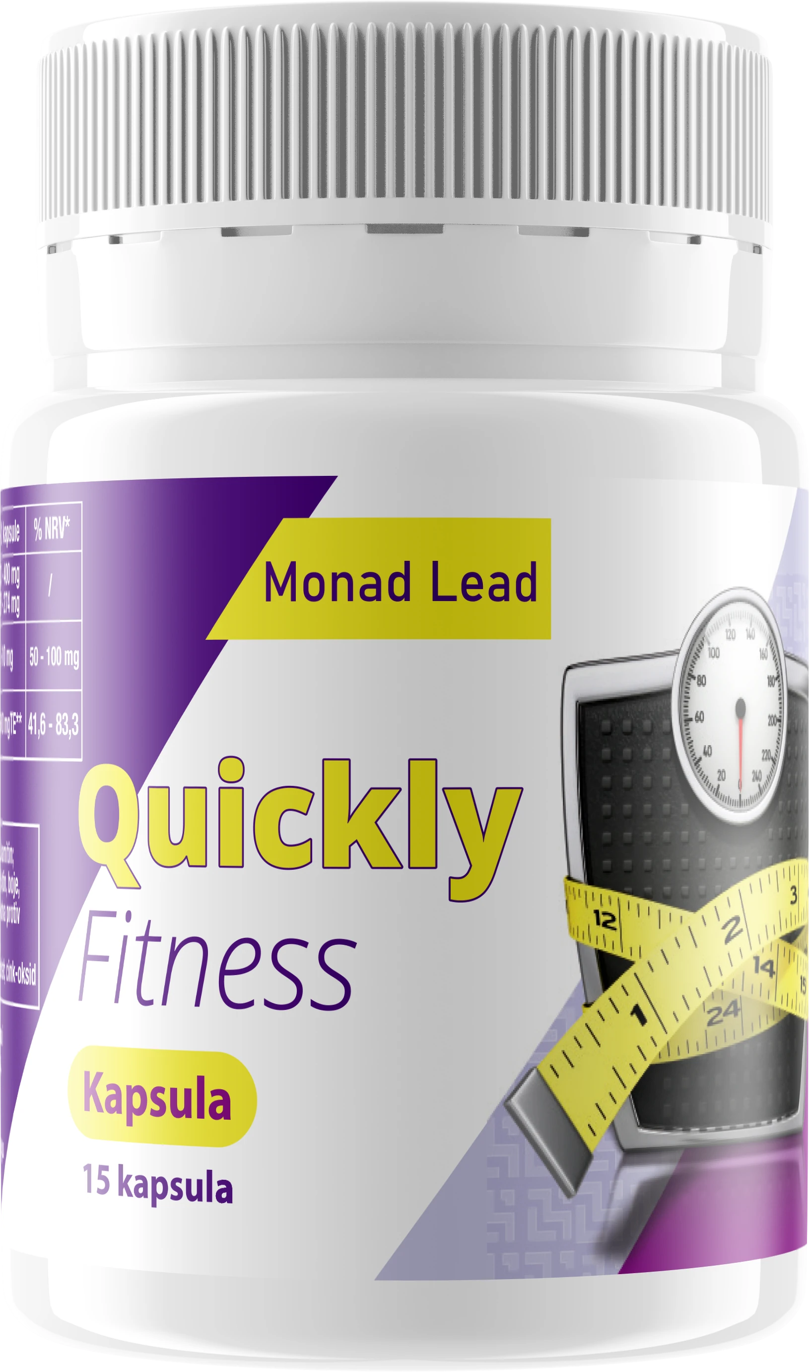 Quickly Fitness — Kapsula për metabolizmin — Humbje peshe dhe formë
